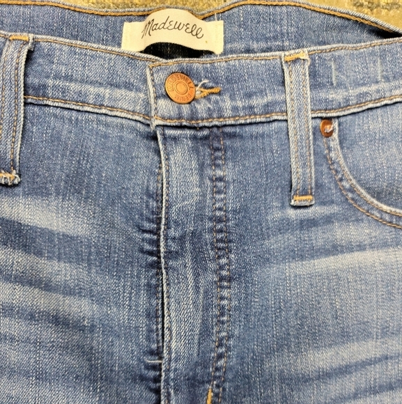 NWT MADEWELL Classic High Rise Ripped Jeans - Picture 5 of 9